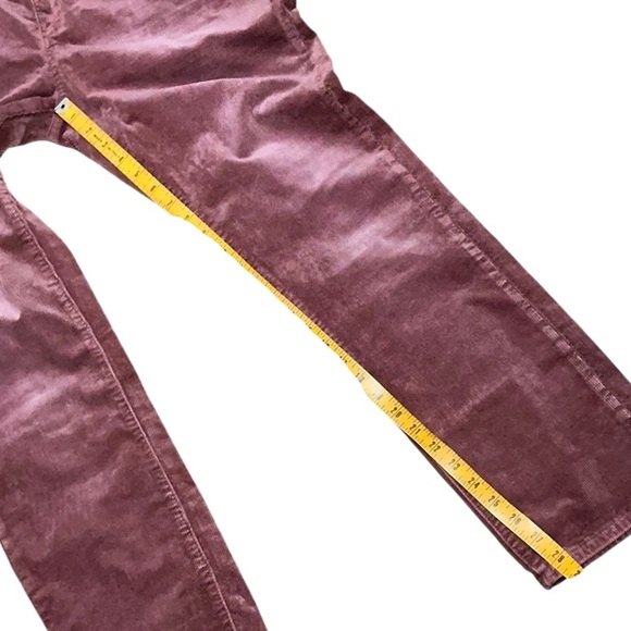 PILCRO Wine Mid-Rise Slim Boyfriend Corduroy Jeans - Picture 13 of 14